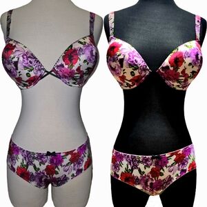Victoria’s Secret Matching Set Bombshell Bra & Very Sexy Cheeky - 32D/Small NWT